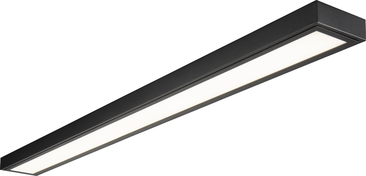 Knightsbridge SUR5SLBK 230V IP20 40W LED Dual Mount Slim Line Luminaire Matt Black