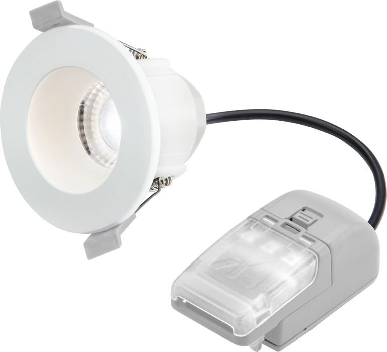 Knightsbridge CYRAG CyroLED Anti-Glare - Fire Rated IP65 Downlight with 2 x Wattage and 4 x CCT – No Bezel