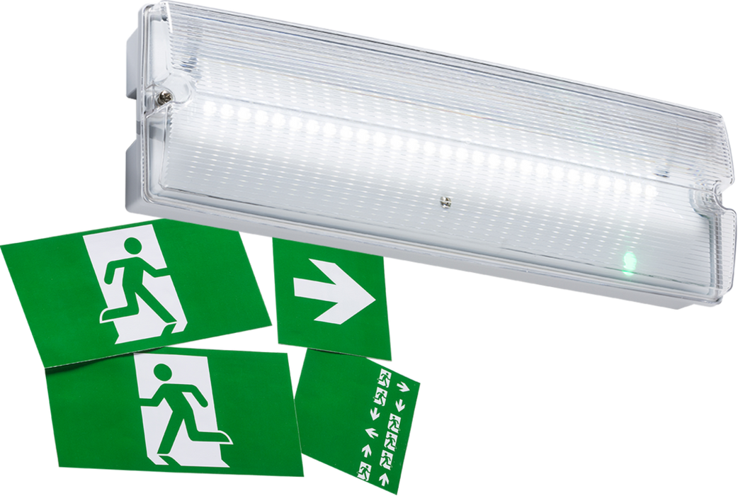 Knightsbridge EMLED4DA 230V IP65 3W DALI LED Emergency Bulkhead Maintained/Non- Maintained