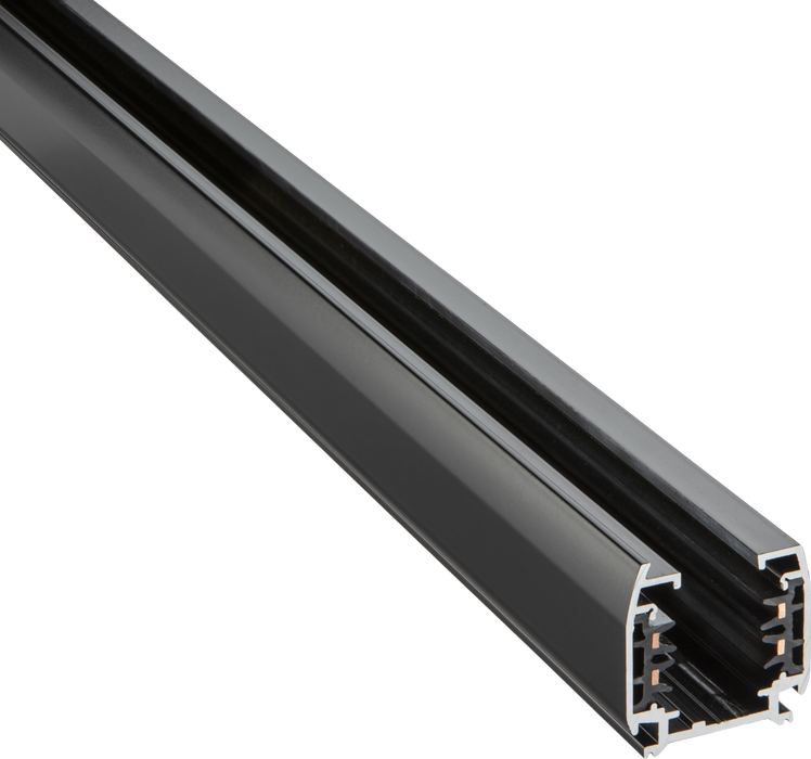 Knightsbridge KL1MBK K-LINE 230V 3-Circuit Track System 1 Metre Track - Black