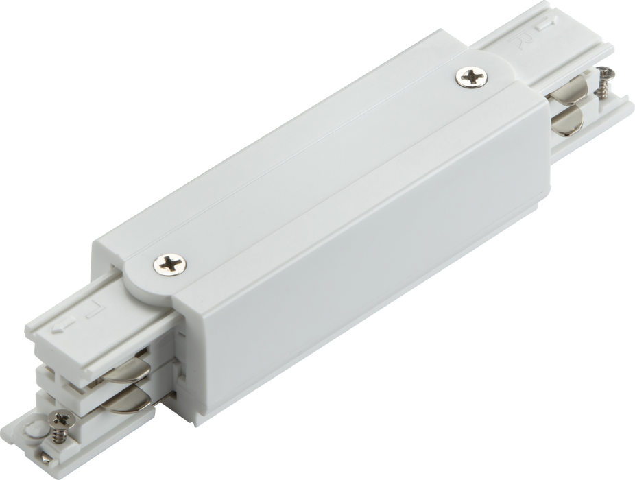 Knightsbridge KLINW K-LINE 230V 3-Circuit Track In Line Connector - White