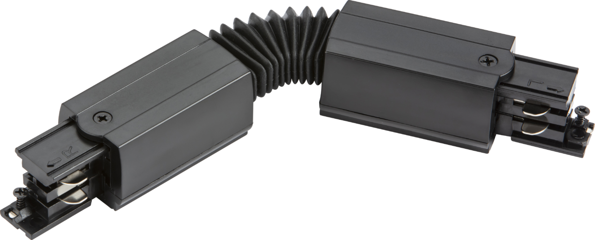 Knightsbridge KLFLBK K-LINE 230V 3-Circuit Track Flexible Connector - Black