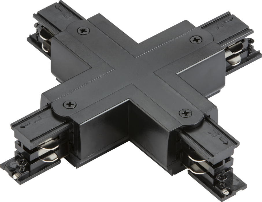 Knightsbridge KLXBK K-LINE 230V 3-Circuit Track X-Connector - Black