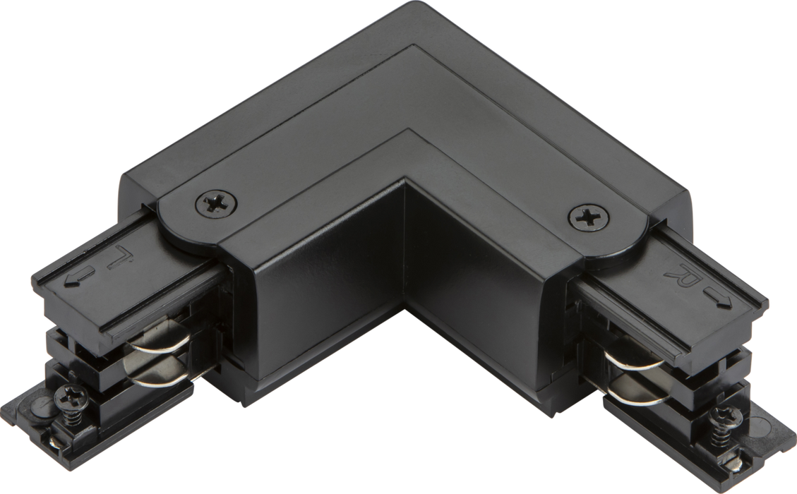 Knightsbridge KLCOLBK K-LINE 230V 3-Circuit Track Left L-Connector - Black