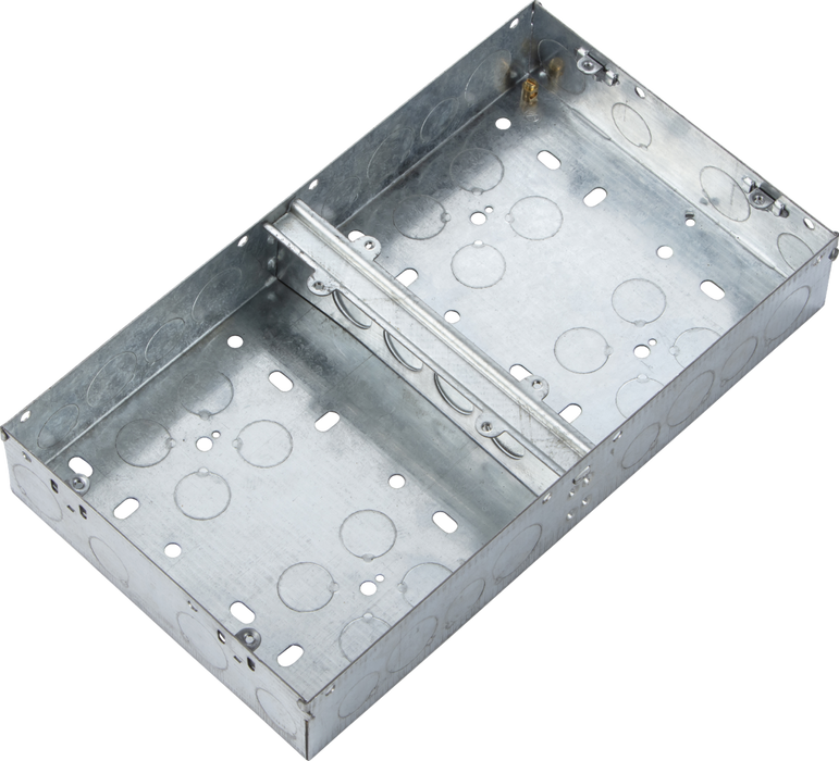 Knightsbridge GSK298F 47mm Galvanised Steel Box for Combination Multimedia Plate