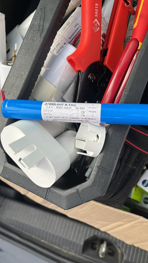 2/400LAHT-B-TAG 2.4V 4000MA Tagged Ni-MH Emergency Batteries Easy Control Gear - Easy Control Gear