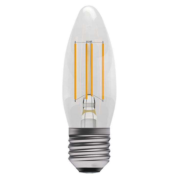 Bell Lamp, LED Filament Clear Candle, 4W 240V, 4000K - 60111