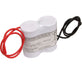 Yuasa 2DH4-0L3 - Emergency Battery 2 Cell Side by Side c/w Leads Emergency Batteries Yuasa - Easy Control Gear