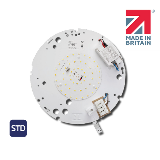 Duxford Gear Tray Tri-Colour 16W ( ~ 28W 2D )   Emergency / Standard /Motion Sensor Emergency Gear trays Net Led - Easy Control Gear