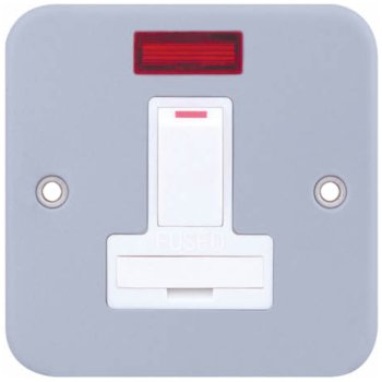 Selectric Metal Clad 13A DP Switched Fused Connection Unit with Neon