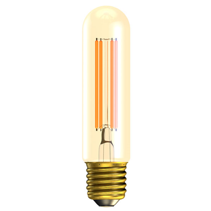 Bell Lamp, LED Vintage Amber Tubular ES/E27, 3.3W 365lm 240V 130mm, 2200K - 60817