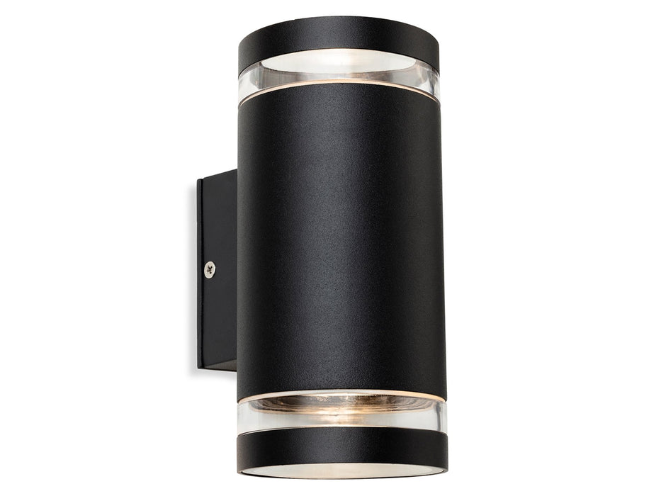 Firstlight 3822BK Pedro Outdoor Up And Down Wall Light In Black IP44