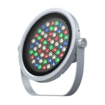 Ansell Lighting AKAR3/1/RGBW27/MB/OCTO  OCTO Kamar 3 100W RGB & 2700K 12° Symmetrical LED Floodlight