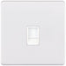 Selectric 5M-Plus Matt White 1 Gang RJ45 Socket with White Insert
