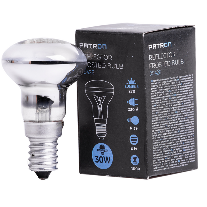 Patron - 05426 Reflector Bulb E14 30W R39 230V FR