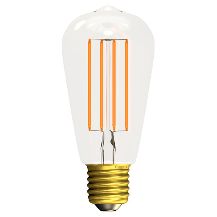 Bell Lamp, LED Filament Clear Squirrel Cage, 3.3W 470lm 240V, 2700K - 60778