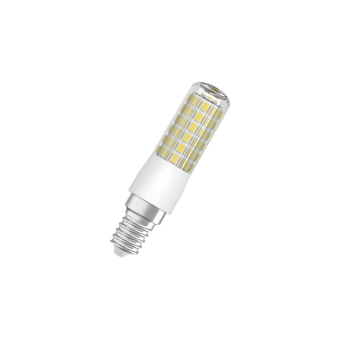 Ledvance Special T Slim LED E14 Tube Clear 6.5W Dimmable 806lm 827 Extra Warm White - One-Handed Replaces 60W