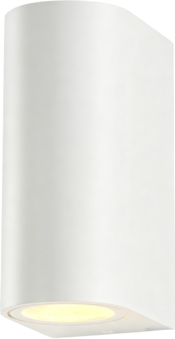 Thorgeon - 03158 Outdoor Wall Light without Light Source 2xGU10 IP65  Round  Matt White THORGEON