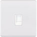Selectric 5M-Plus Matt White 1 Gang RJ11 Socket with White Insert
