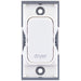 Selectric GRID360 White 20A DP Switch Module Marked ‘dryer’ with White Insert