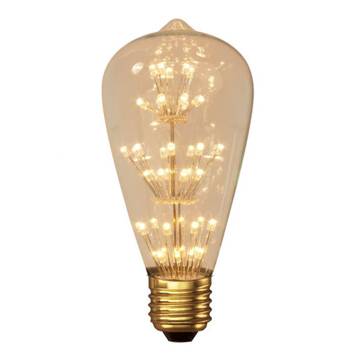 474474 - Calex Pearl LED Rustic lamp 2W E27 47-leds Extra Warm White 280 Lumens LED Driver Easy Control Gear - Easy Control Gear