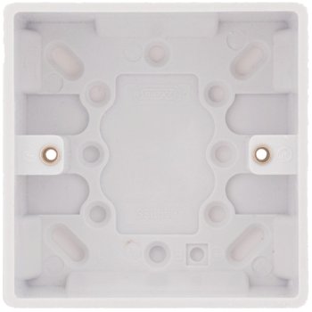 Selectric Smooth 1 Gang 35mm Surface Pattress Box