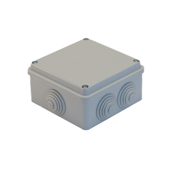 Thorgeon - 15161 Watertight Junction Box (Screw-on Lid) GREY 100X100 IP54