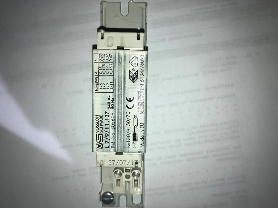 L7/9/11.137  Vossloh Schawbe 505609 Switch Start Chokes VOSSLOH - Easy Control Gear