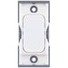 Selectric GRID360 White 10A Retractive Switch Module with White Insert
