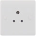 Selectric Smooth 1 Gang 5A Round Pin Socket