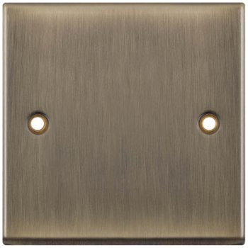 Selectric 7M-Pro Antique Brass 1 Gang Blank Plate