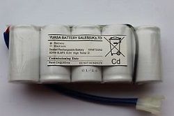 5DH4-0LAP3 6V 4Ah Side by Side Amp Connector  Ni-CD Emergency Batteries Easy Control Gear - Easy Control Gear