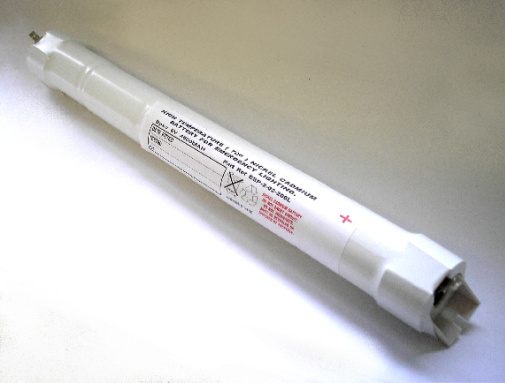 5-Cell 6V Nickel Cadmium Stick D Battery with Tags B618 4Ah Emergency Batteries MACKWELL - Easy Control Gear