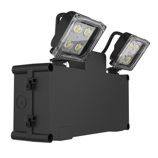Orda II Standard high-efficient twin spot LED emergency light, Black KOSNIC - Easy Control Gear