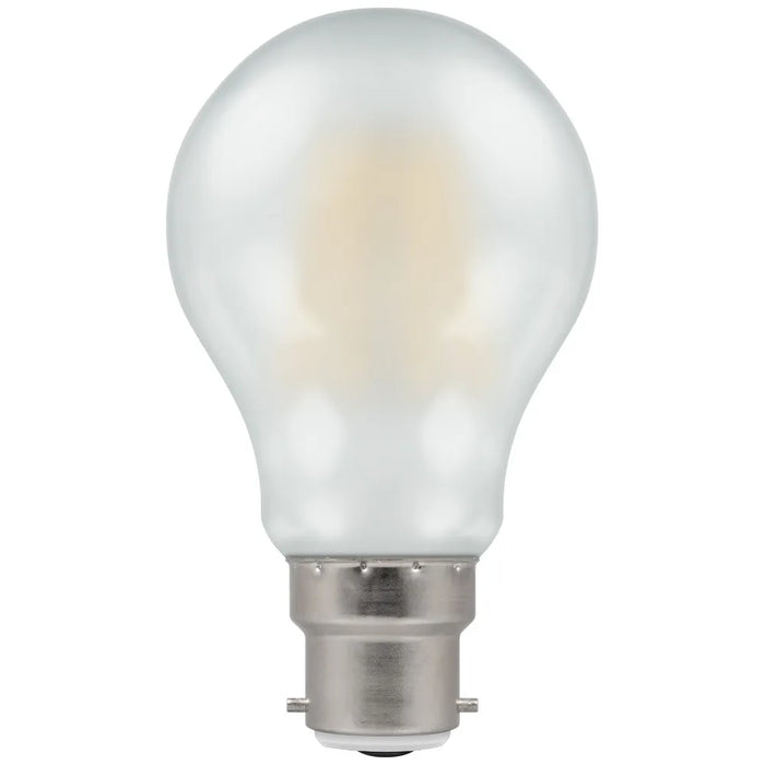 Crompton LED 7.5W GLS Filament Pearl Dimmable 2700K BC-B22d