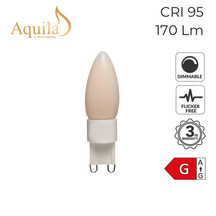 Zico G9 Frosted 3W 2700K Light Bulb Dimmable