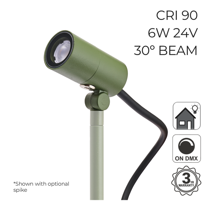 Zico Landscape Accent Spotlight 6W 24V IP66 30°