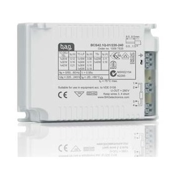 BCS60.1Q-01/220-240 1 x T5 60W BAG10097635 103x67x30 BAG/HUCO Ballasts b,a,g - Easy Control Gear