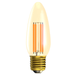Bell Lamp, LED Vintage Amber Candle ES/E27, 3.3W 365lm 240V, 2200K - 60810