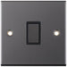 Selectric 5M Black Nickel 1 Gang 20A DP Switch with Black Insert