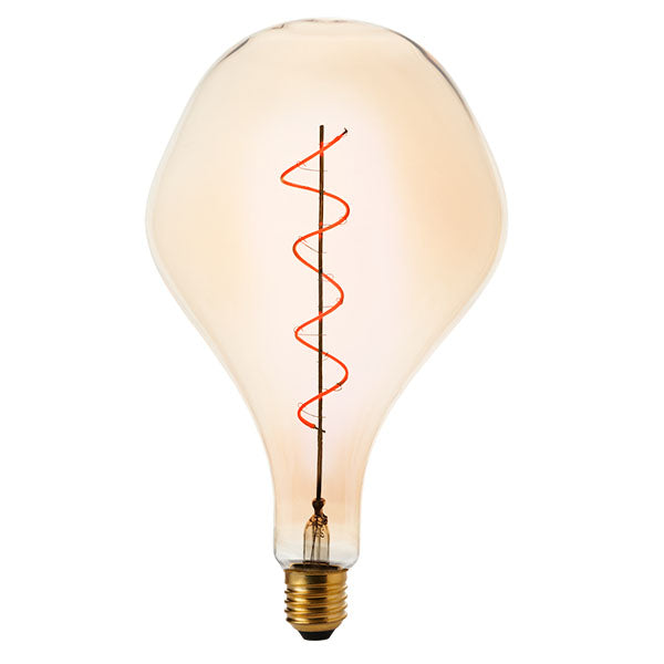 Bell 60220 Aztex 4W LED CRI90 Vintage Soft Coil Bubble Dimmable - ES, Amber, 1800K 100lm