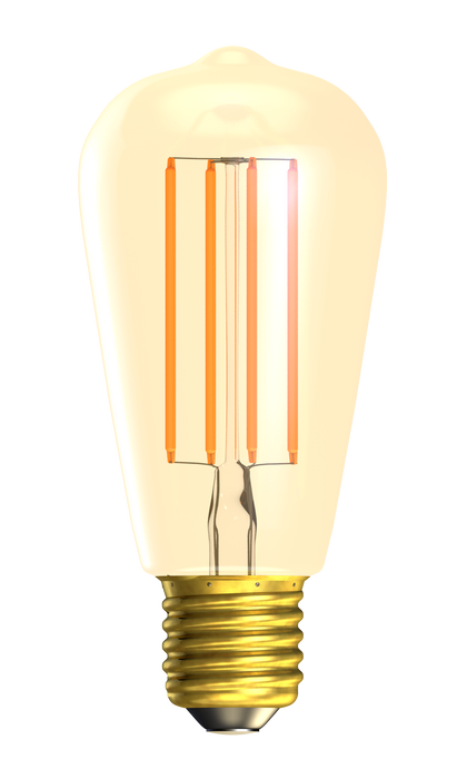 Bell 60796 3.3W LED Vintage Squirrel Cage - ES, Amber, 2200K 365lm