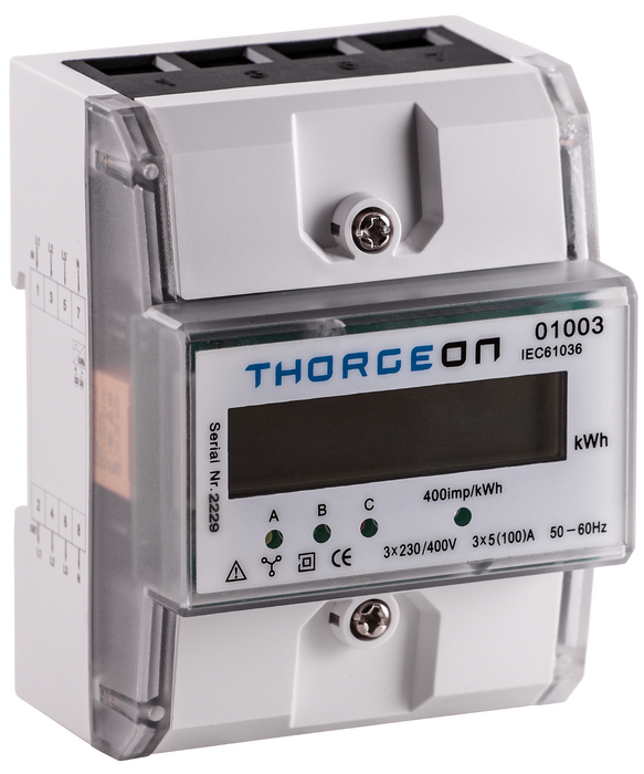Thorgeon - 01003 3-Phase DIN Energy Meter 100A