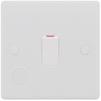 Selectric Smooth 1 Gang 20A DP Switch with Flex Outlet