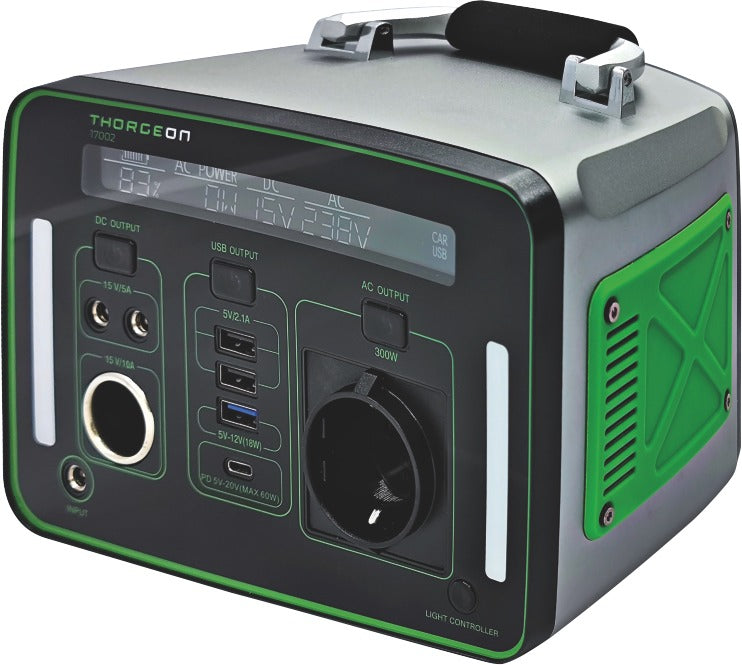 Thorgeon - 17002 Portable Power Station 300W