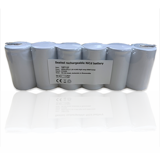 Bright Source 6 Cell Emergency Battery  Side by Side 7.2v 4.0ah Bright Source Emergency Batteries Bright Source - Easy Control Gear