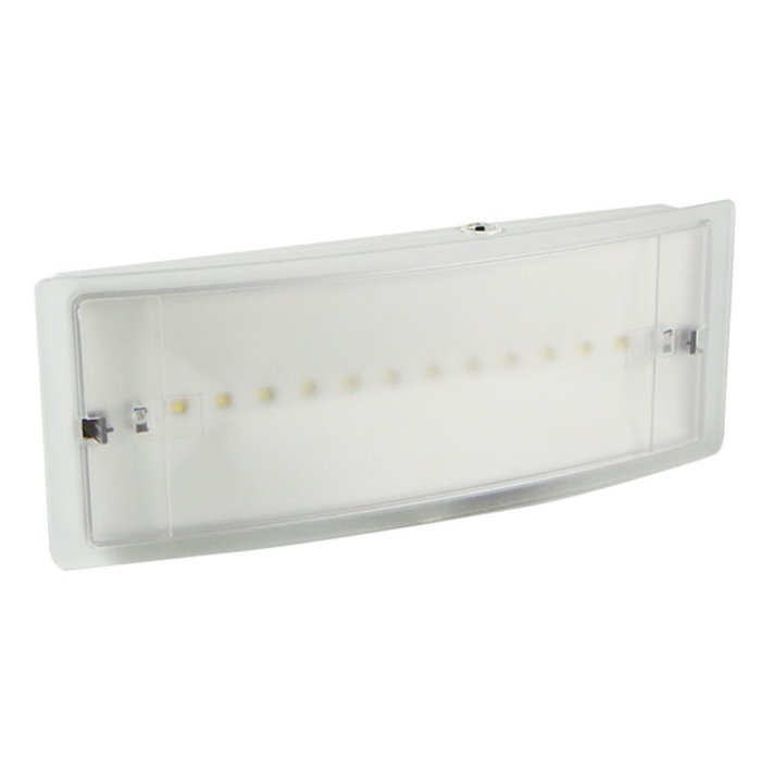 Bell Bulkhead, Spectrum LED Emergency M/NM Mini, 3W 240V - 09082