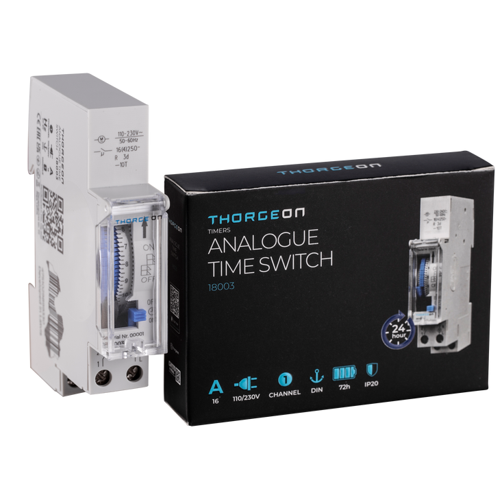 Thorgeon - 18003 Analogue Time Switch 1-Channel THORHEON
