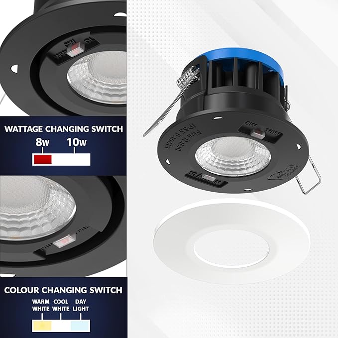 Bright Source 231516 8w/10w All In One Switch LED Dimmable Downlight