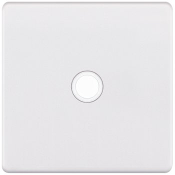 Selectric 5M-Plus Matt White 20A Centre Entry Flex Outlet with White Insert